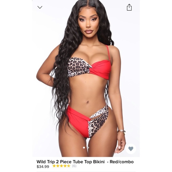 fashion nova cheetah bikini